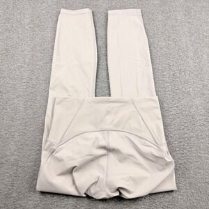 Lululemon High Rise Mesh Panel Leggings Size 6 Taupe Lavender 25" LW5BSMT